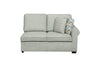 Scott Living Haven 2-Piece Left-Facing Chenille Fabric Cuddler Sectional - Seafoam Blue | Sofa sectionnel enveloppant de gauche Haven de Scott Living 2 pièces en tissu de chenille - bleu écume de mer