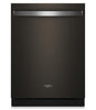 Whirlpool 24" 47 dBA Built-In Dishwasher - Fingerprint Resistant Black Stainless Steel - WDTS8024SV | Lave-vaisselle encastré Whirlpool de 24 po, 47 dBA – acier inoxydable noir résistant aux traces de doigts - WDTS8024SV