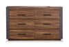 Scott Living Dante 5pc Bedroom Set with Bed, Dresser & Mirror, Brown - Queen Size | Ensemble de chambre à coucher Dante de Scott Living 5 pièces avec lit, commode et miroir, brun - format grand lit