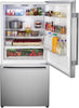 Bosch 100 Series 33" 17.2 Cu. Ft. Counter-Depth 2-Door Refrigerator - Stainless Steel - B33CM10SNS| Réfrigérateur à 2 portes Bosch de série 100 de 17,2 pi3 et de 33 po de profondeur comptoir - acier inoxydable - B33CM10SNS
