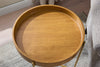 Soren 20" Accent Table - Honey Walnut | Table d’appoint Soren de 20 po - noyer miel | SORENCST