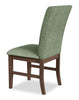 Rain Dining Chair with Cushion Fabric Seat & Back – Green | Chaise de salle à manger Rain avec siège et dossier rembourrés en tissu - verte