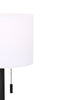Solana 11” Modern Metal Acrylic Portable Indoor/Outdoor Table Lamp with USB Port - Black | Lampe de table pour l’intérieur et pour l’extérieur moderne portable Solana de 11 po en métal et en acrylique avec port USB - noire