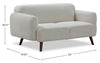 Sadie 63" Fabric Loveseat with Rubberwood Legs – Sand | Causeuse Sadie de 63 po en tissu avec pattes en hévéa - sable