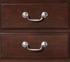 Marco Bedside 2-Drawer Nightstand, 21"W x 24"H - Cherry Brown | Table de nuit Marco de 21 po (l) x 24 po (H) à 2 tiroirs - brun cerisier