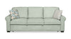 Scott Living Haven 96" Chenille Fabric Sleeper Sofa with Wood Legs - Seafoam Blue | Sofa-lit Haven de Scott Living de 96 po en tissu de chenille avec pattes en bois - bleu écume de mer
