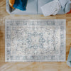 Melis Grey Washable Area Rug - 5’ x 7’ | Carpette Melis grise lavable - 5 pi x 7 pi