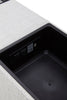 Sky Modular 13" Fabric Storage Console with USB Port - Nathan Wheat | Console de rangement modulaire Sky de 13 po en tissu avec port USB - blé Nathan