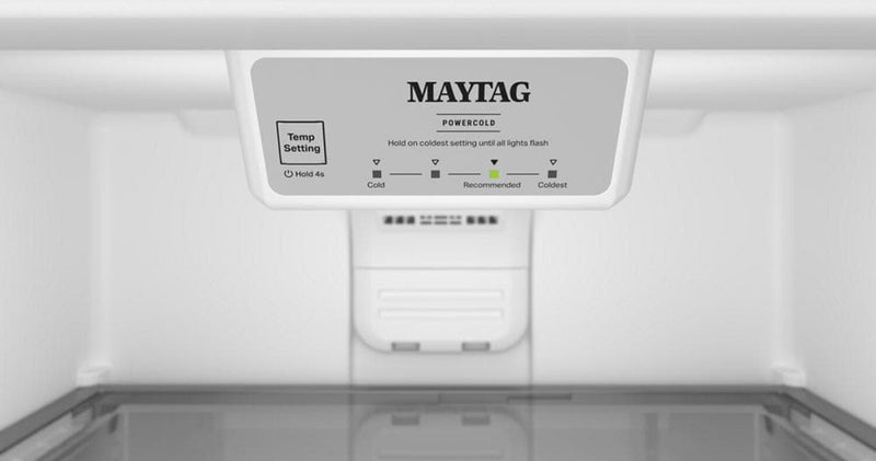 Maytag 30\" 19 Cu. Ft. Top-Freezer Refrigerator with Garage Mode – White - MRTX5119SW