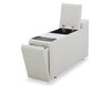 Sky Modular 13" Fabric Storage Console with USB Port - Nathan Wheat | Console de rangement modulaire Sky de 13 po en tissu avec port USB - blé Nathan