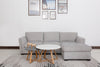 Vault 3-Piece Right-Facing Sectional with Storage Chaise and Two Storage Chairs - Grey | Sofa sectionnel de droite Vault 3 pièces avec fauteuil long de rangement et 2 fauteuils de rangement - gris