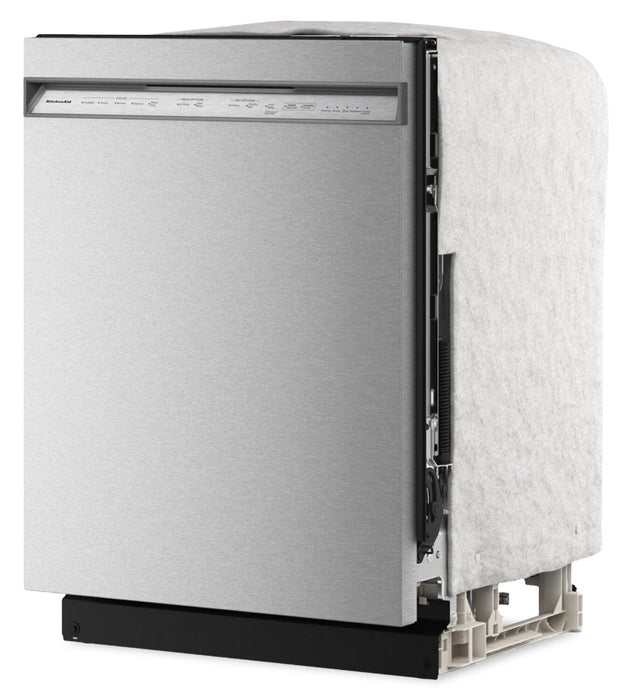 KitchenAid 24\" 47 dBA Dishwasher with Third Level Utensil Rack – PrintShield Stainless - KDFS224SPS