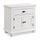Ella Bedside 1-Drawer & Cabinet Nightstand, 28"W x 27"H - White
