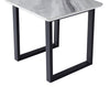 Serena 21.75" Modern End Table - White & Black with Marble Look | Table de bout moderne Serena de 21,75 po - blanche et noire avec imitation de marbre