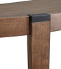 Gordon 56” Round Solid Wood Sofa Table - Brown | Table de salon ronde Gordon de 56 po en bois massif - brune