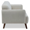 Sadie 63" Fabric Loveseat with Rubberwood Legs – Sand | Causeuse Sadie de 63 po en tissu avec pattes en hévéa - sable