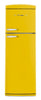 Unique Classic Retro 24" 11 Cu Ft. Top Freezer Refrigerator - Canary Yellow - UNQ-310L Y TM | Réfrigérateur Classic Rétro d’Unique de 24 po et de 11 pi3 à congélateur supérieur - jaune canari - UNQ-310L Y TM