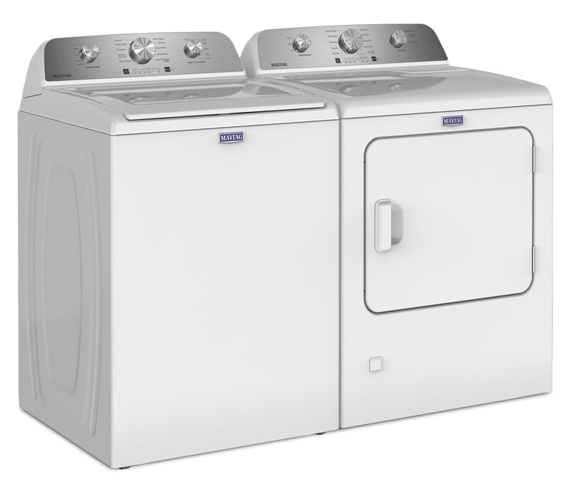 Maytag 4.8 Cu. Ft. Top Load Washer and 7.0 Cu. Ft Electric Dryer – White - MATL4205