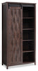 Sienna 33.5" Accent Storage Cabinet with Sliding Door - Dark Oak | Armoire décorative de rangement Sienna de 33,5 po avec porte coulissante - chêne foncé | SIENNACC