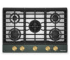 KitchenAid Gas-on-Metal Cooktop with CookShield Finish - Juniper - KCGK730SJP | Surface de cuisson KitchenAid au gaz sur métal avec fini CookShield - minerai noir - KCGK730SJP