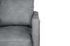 Ever 28" Swivel Leather-Like Fabric Accent Chair – Grey | Fauteuil d’appoint pivotant Ever de 28 po en tissu d’apparence cuir - gris