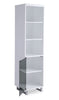 Ignatius Modern 3-Piece Entertainment Centre with Electric Fireplace and Storage for TVs up to 70"- White | Meuble audio-vidéo moderne Ignatius 3 pièces avec foyer électrique et rangement pour téléviseurs jusqu’à 70 po - blanc