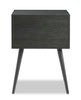 Mori Bedside 2-Drawer Nightstand, 18"W x 25.75"H - Black | Table de nuit Mori de 18 po (l) x 25,75 po (H) à 2 tiroirs - noire