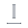 Thor Kitchen Handle and Knob Set for 36” Refrigerator in Gun Metal Blue - CKA-RF3621-BLU | Ensemble de poignées et de boutons Thor Kitchen bleu métallisé pour réfrigérateur de 36 po - CKA-RF3621-BLU | RF36KBLU