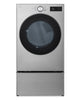 LG 7.4 Cu. Ft. Smart Front-Load Gas Dryer with AI Sensory Dry - Graphite Steel -DLGX5801V | Sécheuse à gaz intelligente LG à chargement frontal de 7,4 pi3 avec AI Sensor DryMC - acier graphite - DLGX5801V