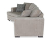 Made in Canada Legend 2-Piece Left-Facing Chenille Fabric Cuddler Sleeper Sectional - Platinum Beige | Sofa-lit sectionnel enveloppant de gauche Legend 2 pièces fabriqué au Canada en tissu de chenille - beige platine