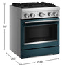 KitchenAid 4.1 Cu. Ft. Dual Fuel Range with No Preheat Air Fry Mode – Agave - KFDS930SAG | Cuisinière hybride KitchenAid de 4,1 pi3 avec mode de friture à air sans préchauffage - agave - KFDS930SAG