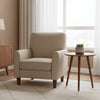 Viola 20" Modern Round End Table – Brown Walnut  | Table de bout ronde moderne Viola de 20 po - noyer brun  | VIOBRETB
