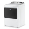 Maytag 6.0 Cu. Ft. Smart Top-Load Washer and 7.4 Cu. Ft. Electric Dryer – White  | Laveuse intelligente à chargement par le haut de 6,0 pi³ et sécheuse électrique de 7,4 pi³ de Maytag - blanches