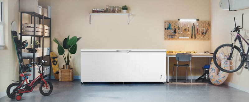 Hisense 25 Cu. Ft. Garage Ready Convertible Chest Refrigerator-Freezer - White - FC25D6CWD