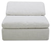 Sky Modular 44" Fabric Armless Chair with Removable Feather Down Cushions - Nathan Wheat | Fauteuil sans accoudoirs modulaire Sky de 44 po en tissu avec coussins amovibles en duvet et plumes - blé Nathan