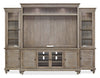 Baron 114" Rustic 4-Piece Pine Entertainment Centre with Storage and Cable Management for TVs up to 70” | Meuble audio-vidéo rustique Baron 4 pièces de 114 po en pin avec rangement et système de gestion des câbles