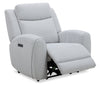 Reign 41.25" Fabric Power Reclining Chair with USB Port - Bronco Stone Grey | Fauteuil à inclinaison électrique Reign de 41,25 po en tissu avec port USB - gris pierre Bronco