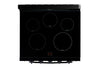 Classic Retro by Unique 30" 3.9 Cu. Ft. Induction Range - Midnight Black - UNQ-30CR IC B | Cuisnière à induction Classic Rétro par Unique de 30 po et de 3,9 pi3 - noir minuit - UNQ-30CR IC B | UNQ30ICB