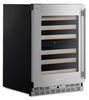 KitchenAid 24" Undercounter Wine Cellar - PrintShield™ Stainless Steel - KUWL524SPS | Cellier KitchenAid de 24 po sous le comptoir - acier inoxydable PrintShieldMC - KUWL524SPS