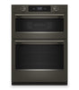 KitchenAid 30"  Smart Electric Combo Wall Oven - Black Ore - KOEC730SBE | Four mural combiné intelligent électrique KitchenAid de 30 po - minerai noir - KOEC730SBE