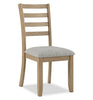Cove 7pc Dining Table Set with Table & 6 Chairs, Storage Drawers, Melamine, 66"W - Natural/Grey | Ensemble de salle à manger Cove 7 pièces en mélamine avec table de 66 po (L), tiroirs de rangement et 6 chaises - naturel et gris