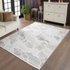Cove Waves Grey Area Rug - 5'3" x 7'7" | Carpette Cove grise à motif de vagues - 5 pi 3 po x 7 pi 7 po