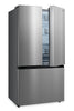 Midea 22.6 Cu. Ft. 33” Counter-Depth French Door Refrigerator with Ice Maker - MRF23I7AST | Réfrigérateur Midea de 22,6 pi3 et de 33 po de profondeur comptoir à portes françaises avec machine à glaçons - MRF23I7AST
