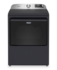 Maytag 7.4 Cu. Ft. Top Load Gas Dryer with Advanced Moisture Sensing – Midnight Steel - MGD6205RF 