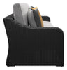 Jasper Patio Right and Left Facing Loveseats - Black | Causeuses de droite et de gauche Jasper pour la terrasse - noir