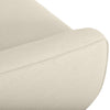 Rio 34.5" Chenille Fabric Swivel Accent Chair - Ivory White | Fauteuil d’appoint pivotant Rio de 34,5 po en tissu de chenille - blanc ivoire