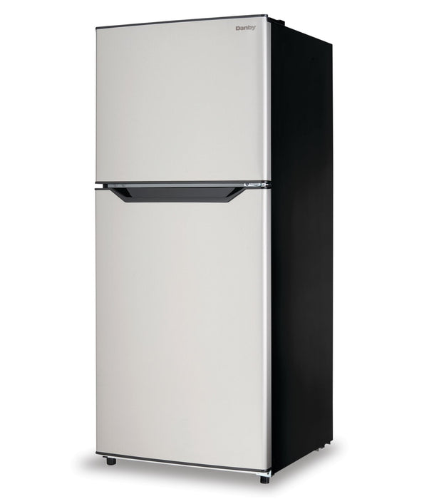 Danby 23.4\" 10 Cu. Ft. Apartment-Size Top-Mount Refrigerator - Stainless Steel - DFF101B1BSSDB