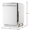 KitchenAid 24" 47 dBA Dishwasher with Third Level Utensil Rack - White - KDFS224SWH  | Lave-vaisselle KitchenAid de 24 po et de 47 dBA avec panier à ustensiles sur le troisième niveau - blanc - KDFS224SWH
