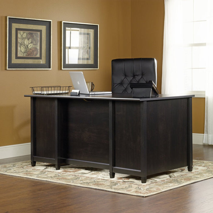 Edge Water 65.12\" Executive Desk with 4 Drawers - Estate Black