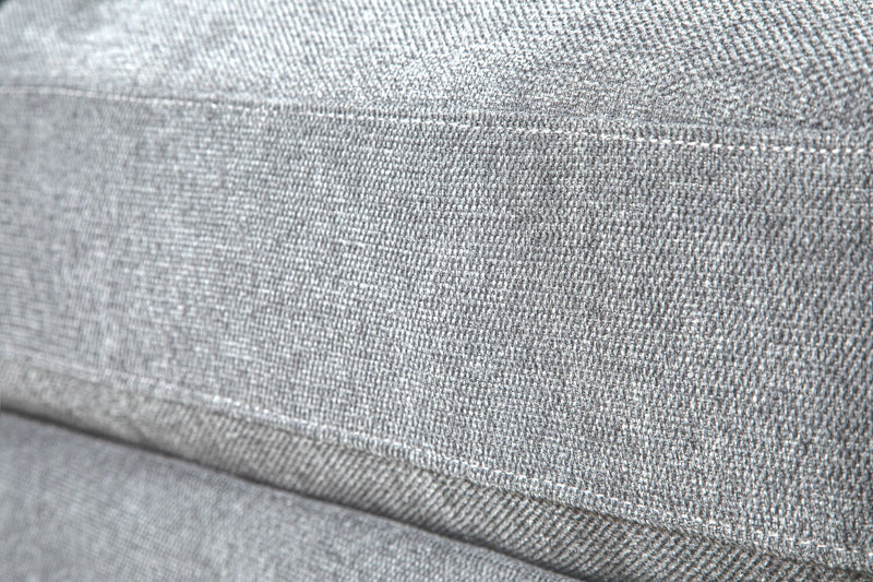 Scott Living Evolve Modular 4-Piece Linen-Look Fabric Sectional with Feather Down Cushions - Grey
